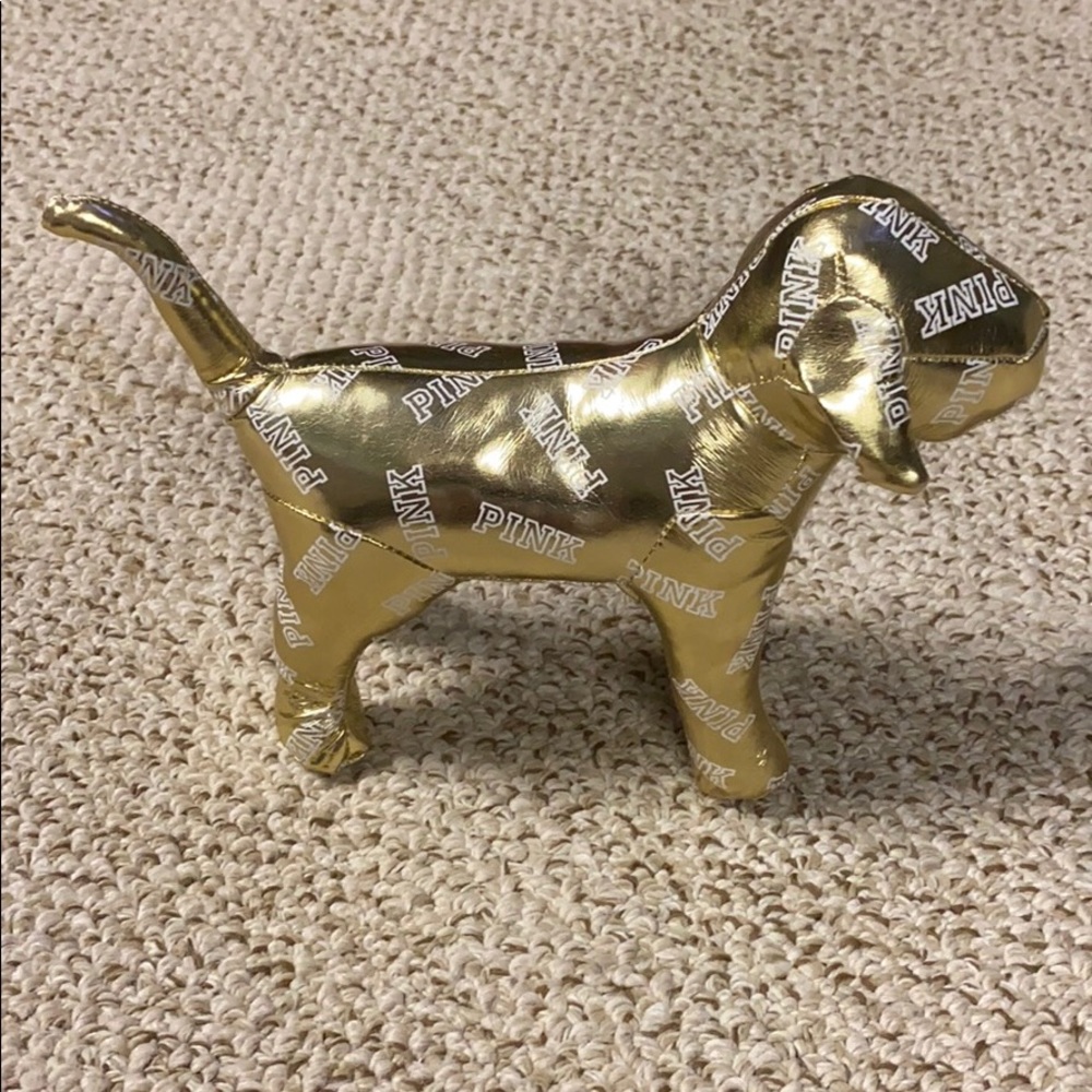 PINK Victoria’s Secret Gold Dog